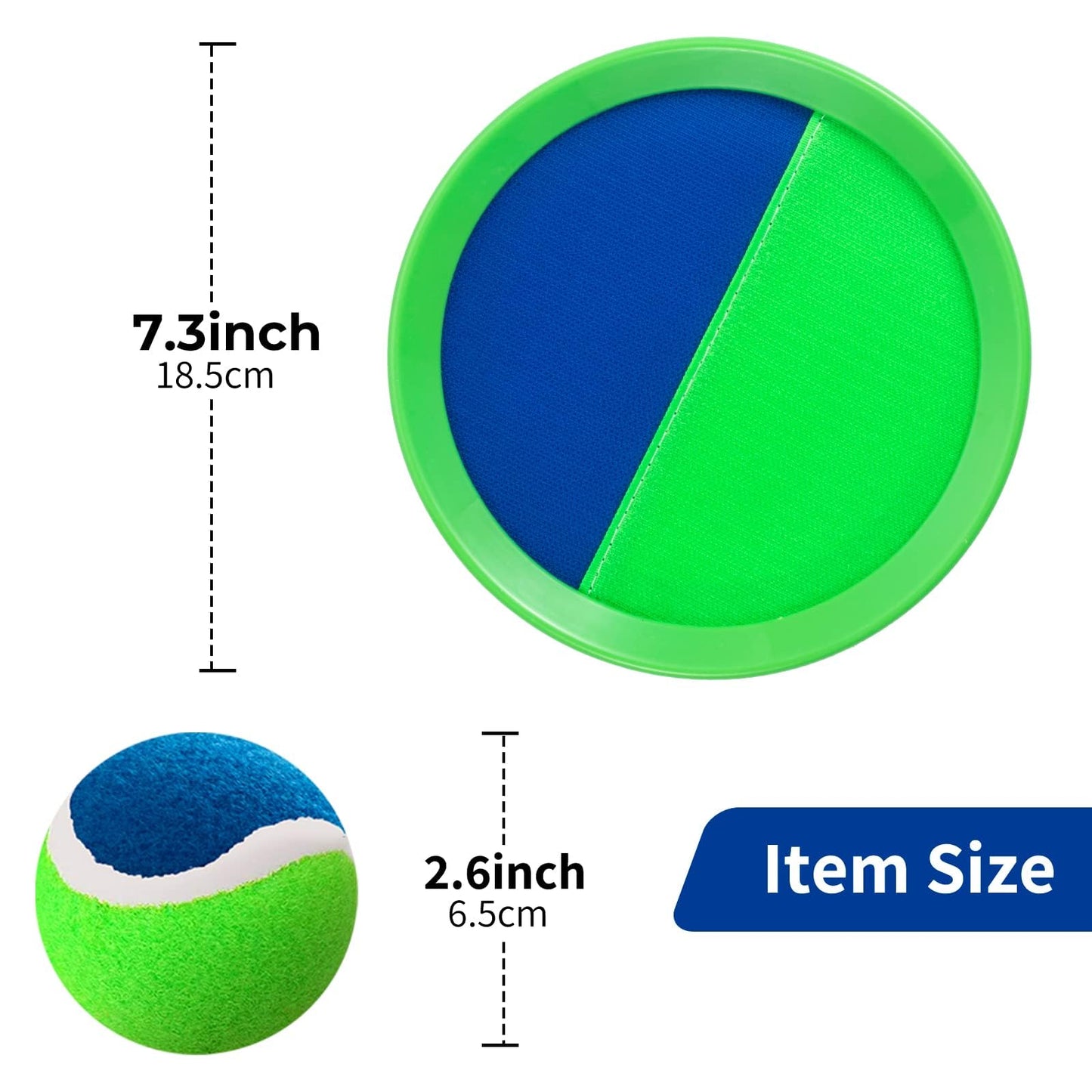 Beach Toys, Toss and Catch Ball Set, Outside Games, Pool Toys for Kids