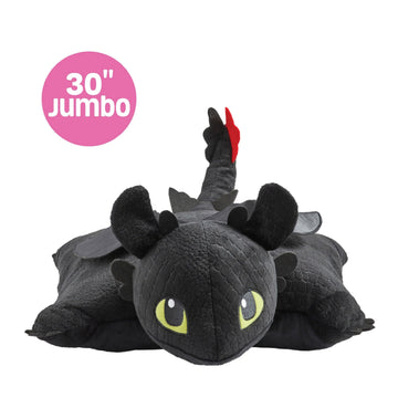 Pillow Pets How to Train Your Dragon Jumbo Toothless