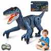RDGDFONG Remote Control Dinosaur, Mini Dinosaur Toys for Kids 3-5, 5-7, 2.4GHZ, Walking,Rechargeable, Demo Function, Gifts for Boys Girls (Small)