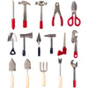 SAMCAMI Miniature Tools for 1/12 Scale Dollhouse Accessories, Miniature Garden Accessories, Dollhouse Miniatures, 16 Pieces (No.1)
