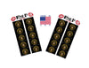 Made in The USA! 2 Packs of Flag-It Navy Flag Stickers, 100 Naval Sticker Decals