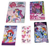 My Little Pony Bundle of 5 Activity Gift Set Items ~ Friendship is Magic (Jumbo Coloring and Activity Book, Christmas themed activity booklet, Boxed