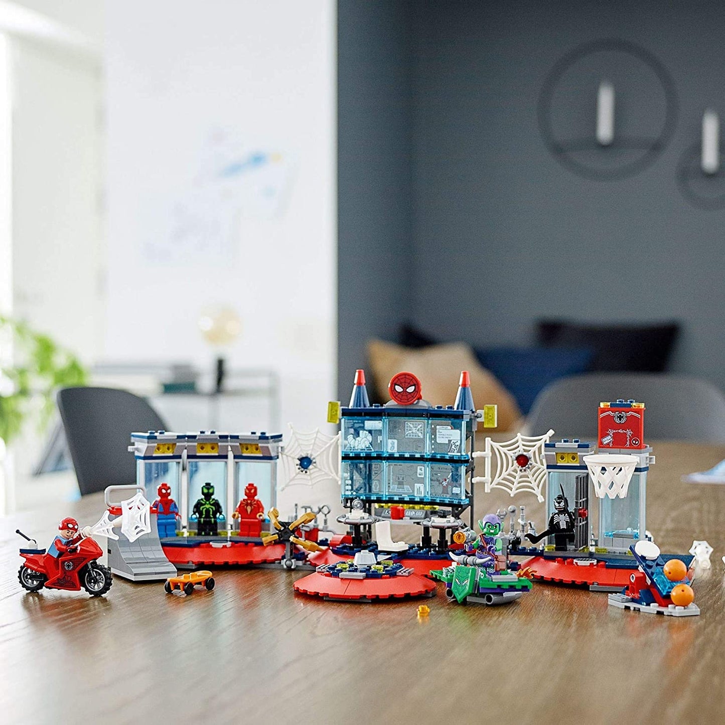 LEGO Marvel Spider-Man Attack on The Spider Lair 76175 Cool Building Toy, Featuring The Spider-Man Headquarters; Includes Spider-Man, Green Goblin and