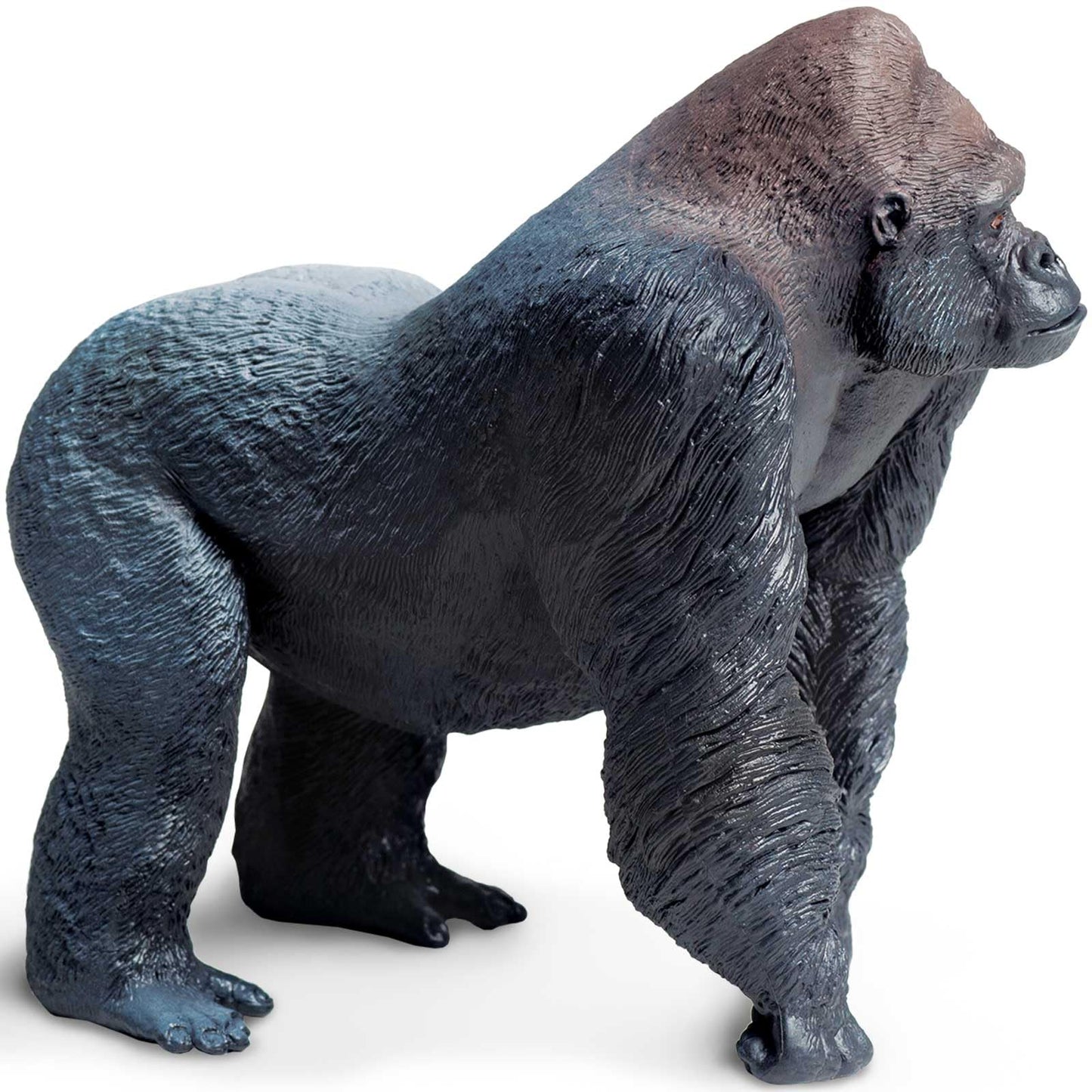 Safari Ltd. Silverback Gorilla Figurine - Realistic 6.25" Figure - Educational Toy for Boys, Girls, and Kids Ages 1+