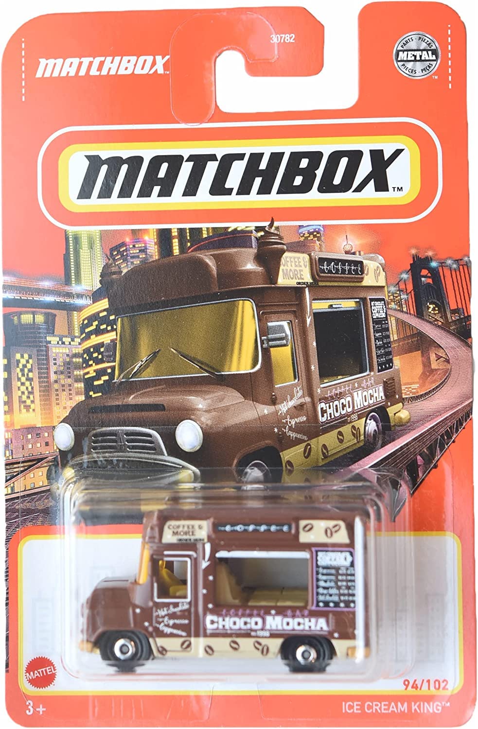 Hot Wheels Matchbox Ice Cream King - Brown 94/102