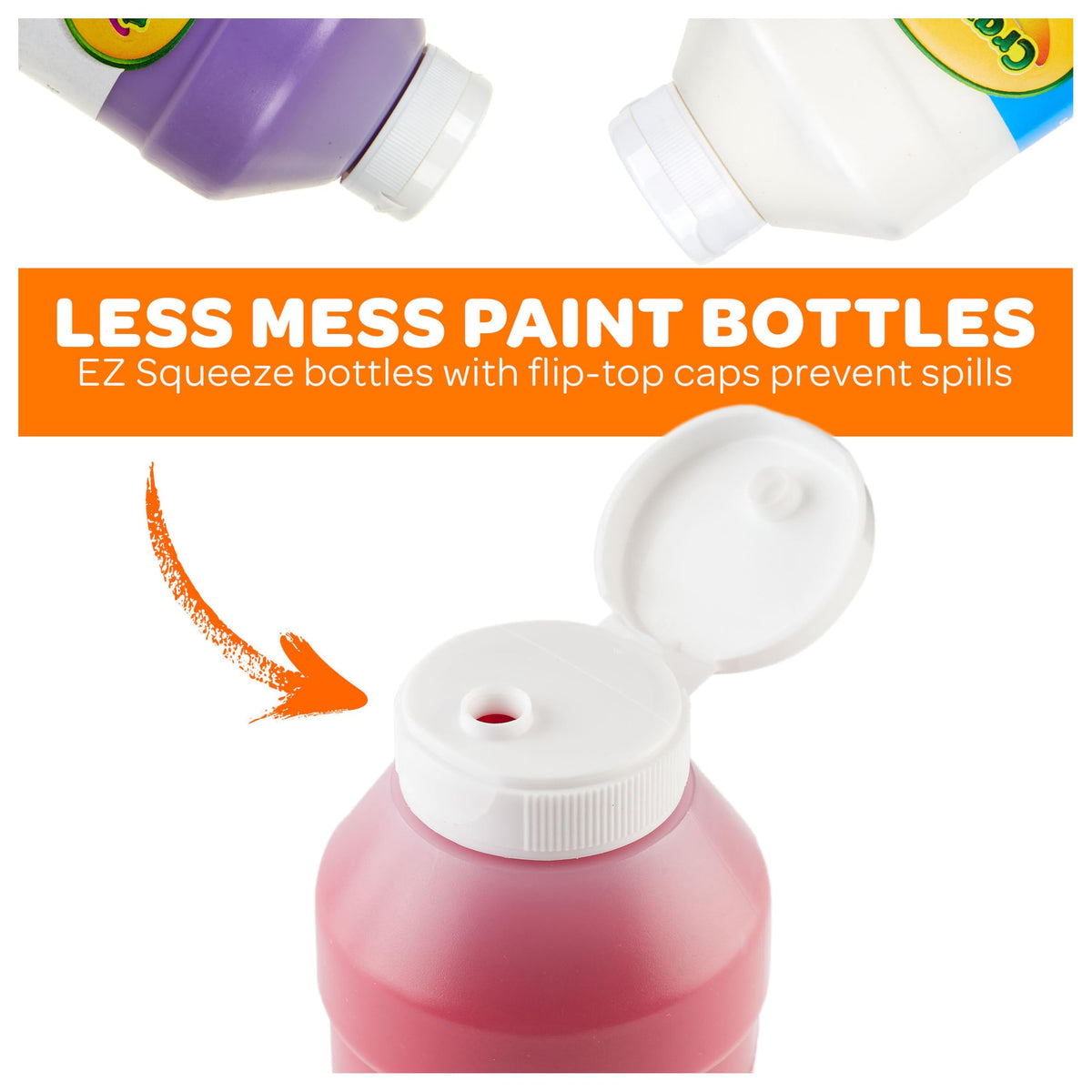 Crayola Washable Paint for Kids 12ct, Bulk Craft Paint Classroom Must Haves