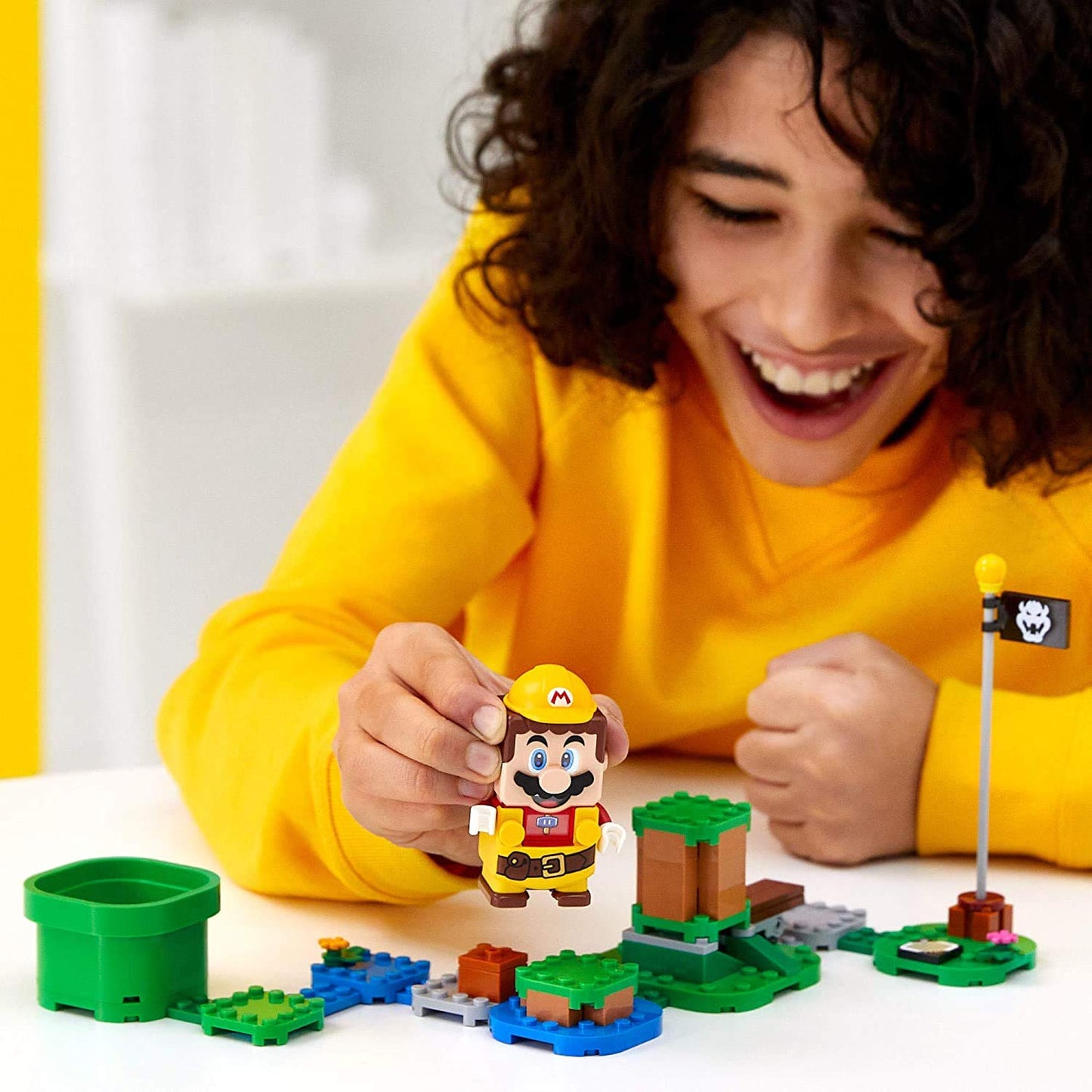 LEGO Super Mario Builder Mario Power-Up Pack 71373 Building Kit, Fun Gift for Kids to Power Up The Mario Figure in The Adventures with Mario Starter