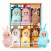 YOYOExment 4 Inch Mini Baby Dolls 6pcs Set Realistic Reborn Mini Babies with Air Bag for Sound Cute Small Baby Doll with Handmade Hook Cute Tiny Baby