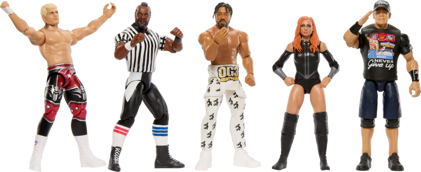 Mattel WWE Action Figure, Series #143 "The American Nightmare Cody Rhodes 6-inch Collectible with 10 Articulation Points & Life-Like Look