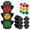 BLSUREFYX 24 Sets Traffic Light Craft Kit Christian Sunday School Bible Crafts Traffic Lamp Crafts Traffic Light Decoration for Kids Classroom