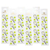Paper House Productions Pack of 3 2" x 4" Sticker Sheets for Crafts, Scrapbooking & Collecting - Tennis Balls & Raquets 6 Pack