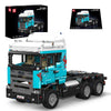 Mould King 13203 Truck Model Kits, Scania Tractor Head Building Toy Set, MOC Road Trailers Building Toys, Technology Crane Truck Toy for Adult