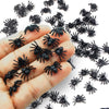 Plastic Spiders Colorful Spiders Halloween Decorative Supplies Toys Spider Model Simulation Spider (Black50)