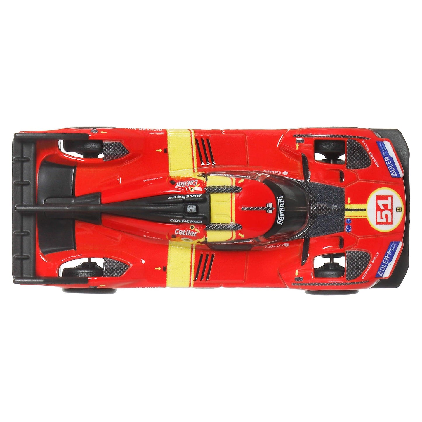 Hot Wheels Premium Car Culture 1:64 Scale Die-Cast Ferrari 499P Collectible Vehicle with Real Riders Tires & Metal/Metal Body & Chassis