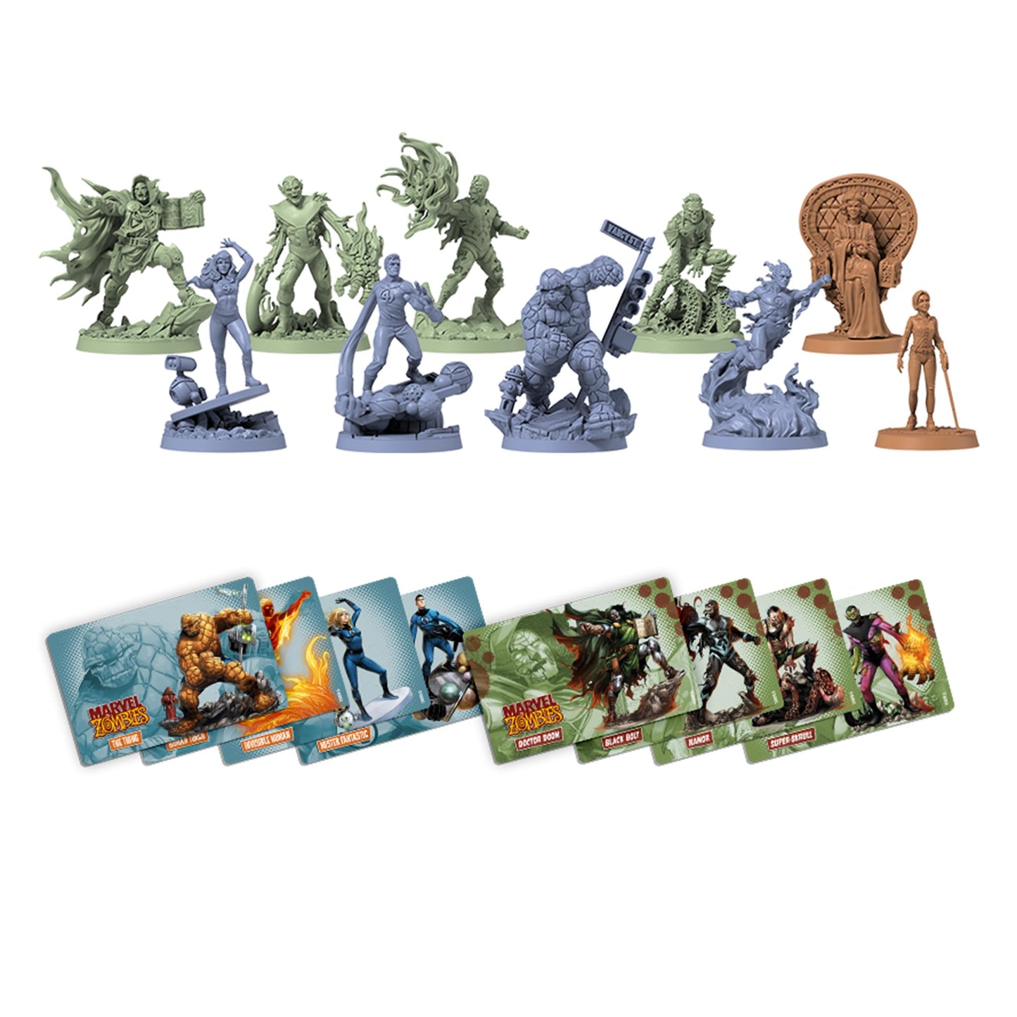Marvel Zombies: A Zombicide Game - Fantastic 4: Under Siege - Defend or Corrupt Marvel's First Family in the Apocalypse! Cooperative Strategy Game