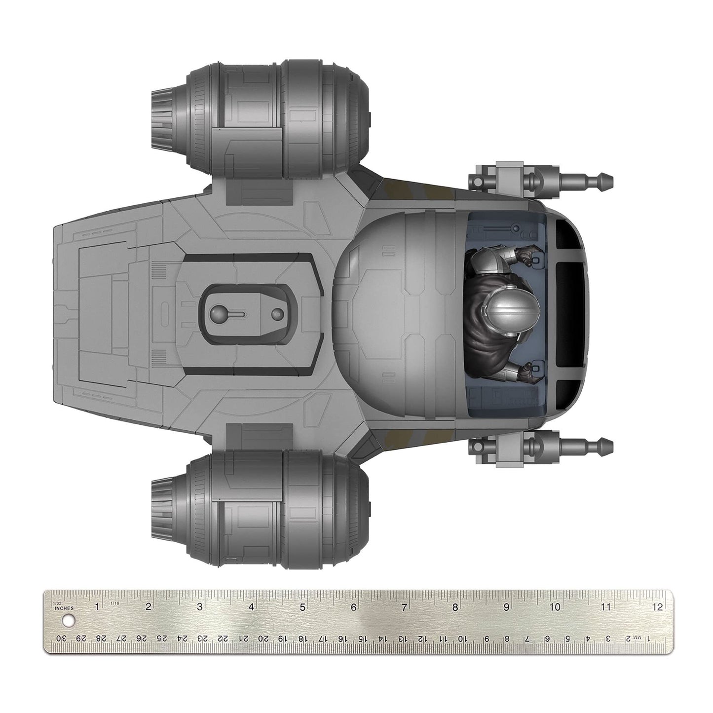 Star Wars - The Mandalorian 9" Remote Control Razor Crest, R/C Vehicle, Children Ages 5 Years and Up