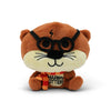 Punchkins Wizard Otter Plush Toy - Funny Bookish Otter Stuffed Animal with Glasses & Scarf, Novelty Literary Gag Gift