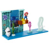 Super Mario Underwater Playset with Interactive Enviromentpiece, 2.5" Articulated Mario Figure & Blooper Squid Figure - Collect & Create Your Mario