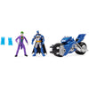 Batman DC Comics Batcycle Vehicle with Exclusive and The Joker 4-inch Action Figures, Kids Toys for Boys, Target Exclusive