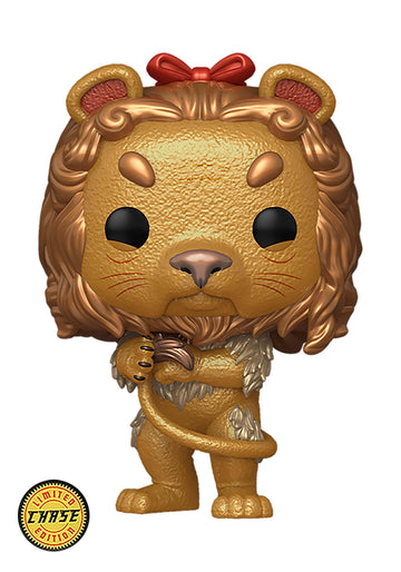 Funko POP! Movies: The Wizard of Oz - Cowardly Lion - 1/6 Odds for Rare Chase Variant - Metallic - Collectable Vinyl Figure - Gift Idea - Official