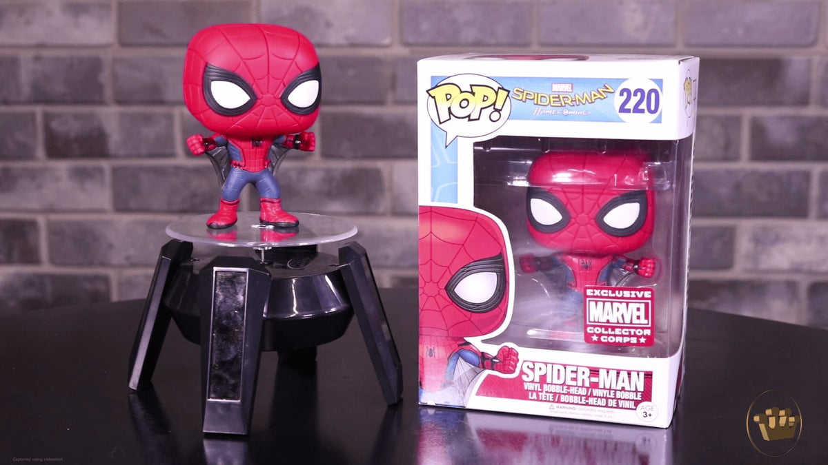 POP! Funko Marvel Collector Corps Spider-Man Homecoming Spider-Man Exclusive Action Pose Figure