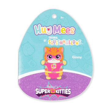 Squishmallows Original Disney SuperKitties 10in Ginny HugMees - Ultrasoft Official Jazwares Plush (Medium-Sized)