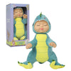 YOYOExment Dinosaur Toys,14 inch Plush Baby Doll,Interactive Singing Lifelike Newborn Doll,Soft Plush Dinosaur Toy Removable hat,Plush Animal Toys