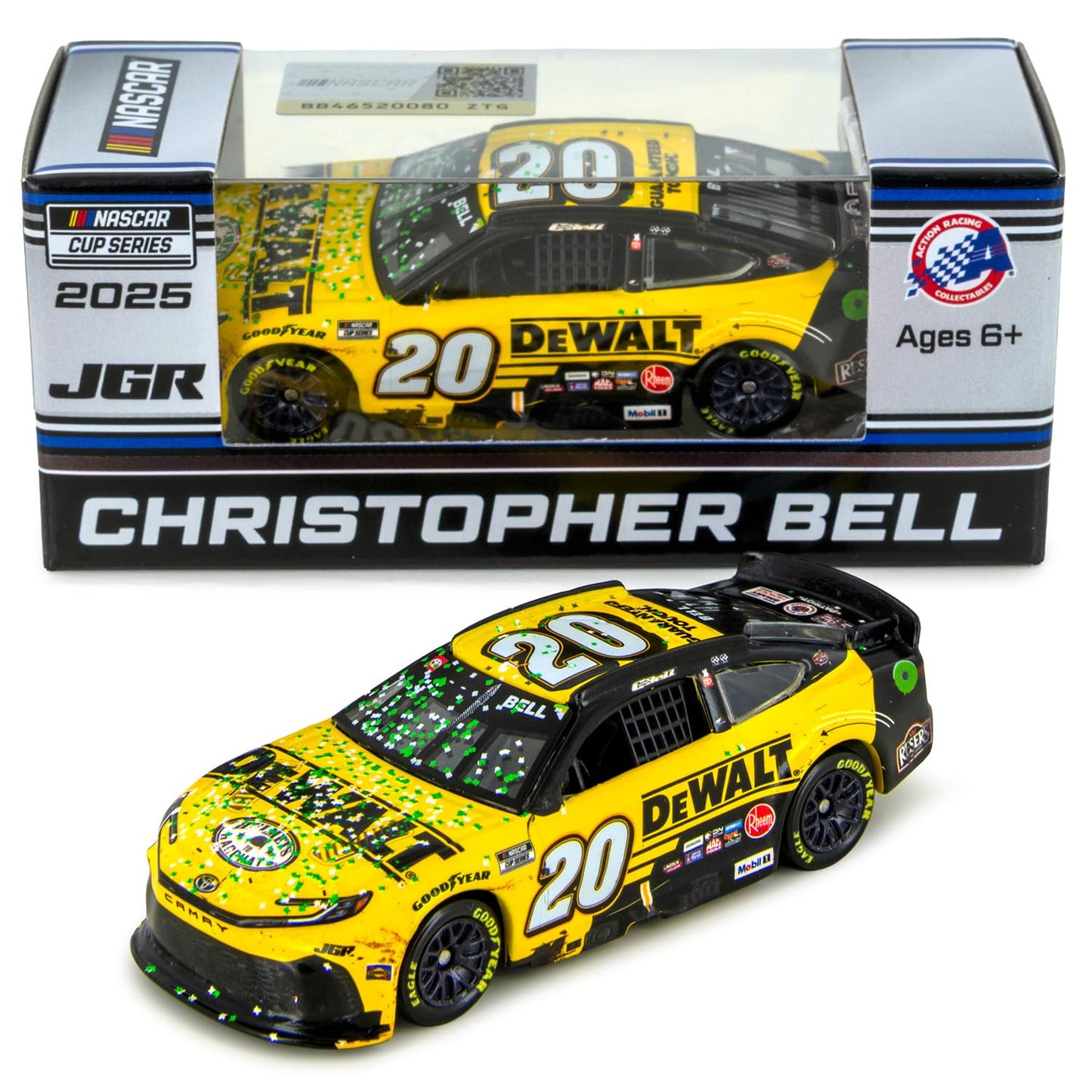 Christopher Bell 2025 COTA Race Win Standard ARC Diecast Car 1:64 Scale