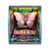 Butterfly Miniature Wooden House Kit with Atmosphere Lighting Vintage Aesthetic Decorative Collection Book Nook Kit