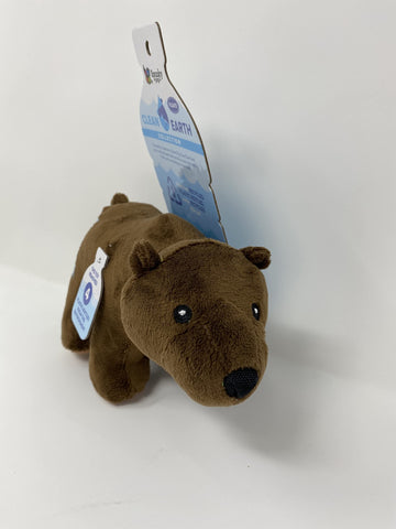Spunky pup Clean Earth Plush Bear | Made from 100% Recycled Water Bottles |Large,Brown,7212
