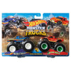 Hot Wheels Monster Trucks Bigfoot Vs Snake Bite, Demolition Doubles
