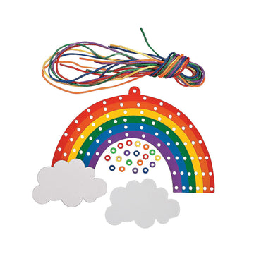 Rainbow Lacing Craft Kit - Crafts for Kids and Fun Home Activities