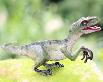 Gemini&Genius Velociraptor Dinosaur Toy for Kids, Realistic Velociraptor Dino, Detail Raptor Action Figure, Gift and Dinos World Collection Toy