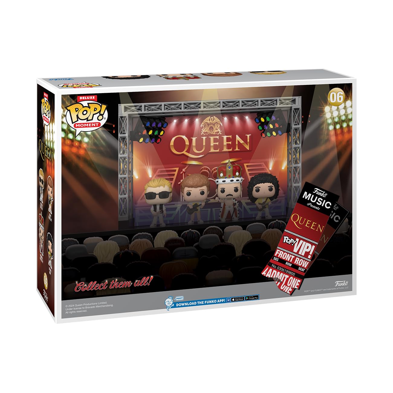 Funko POP! Moments Deluxe: Queen - Wembley Stadium - Collectable Vinyl Figure - Gift Idea - Official Merchandise - for Kids & Adults - Music Fans -