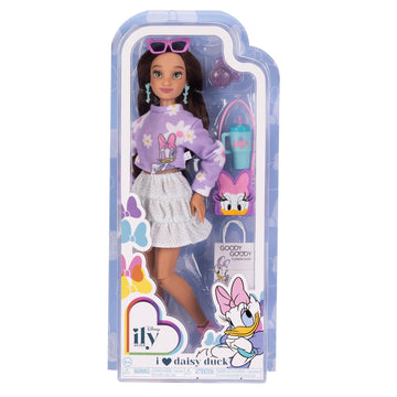 Disney ILY 4EVER Fashion Dolls Inspired By Daisy 11.5" Tall with 13 Points of Articulation, Glittery Mickey Ring Included for You!