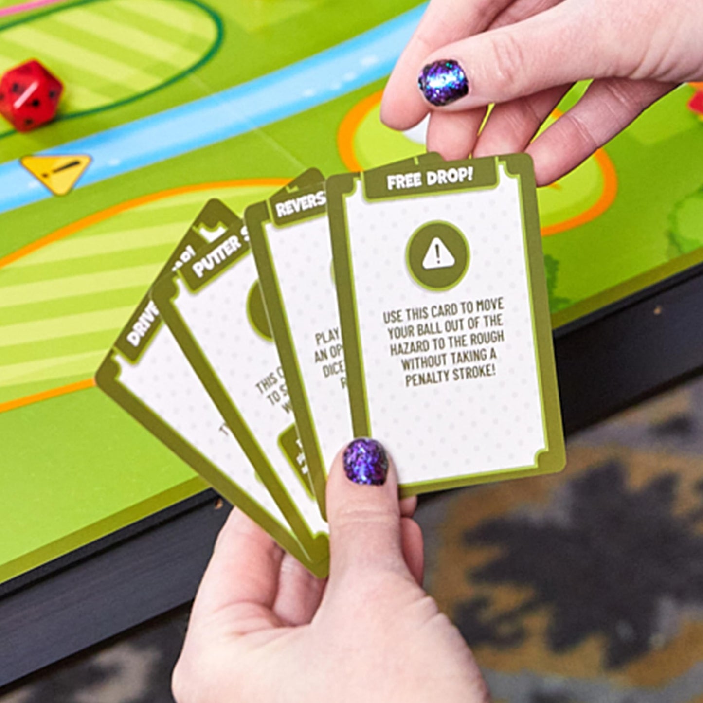 Hackers & Bombers Golf Themed Board Game - Play Golf Without Leaving The House - Play as Different Characters - Roll The Dice and Play The Course