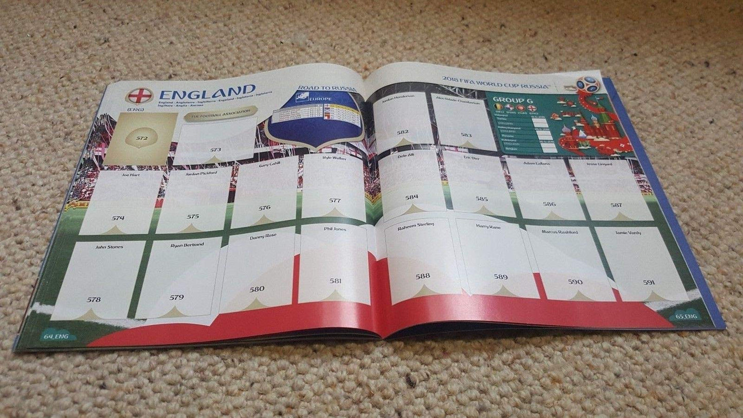 Panini FIFA World Cup 2018 Collectible Stickers Scrapbook