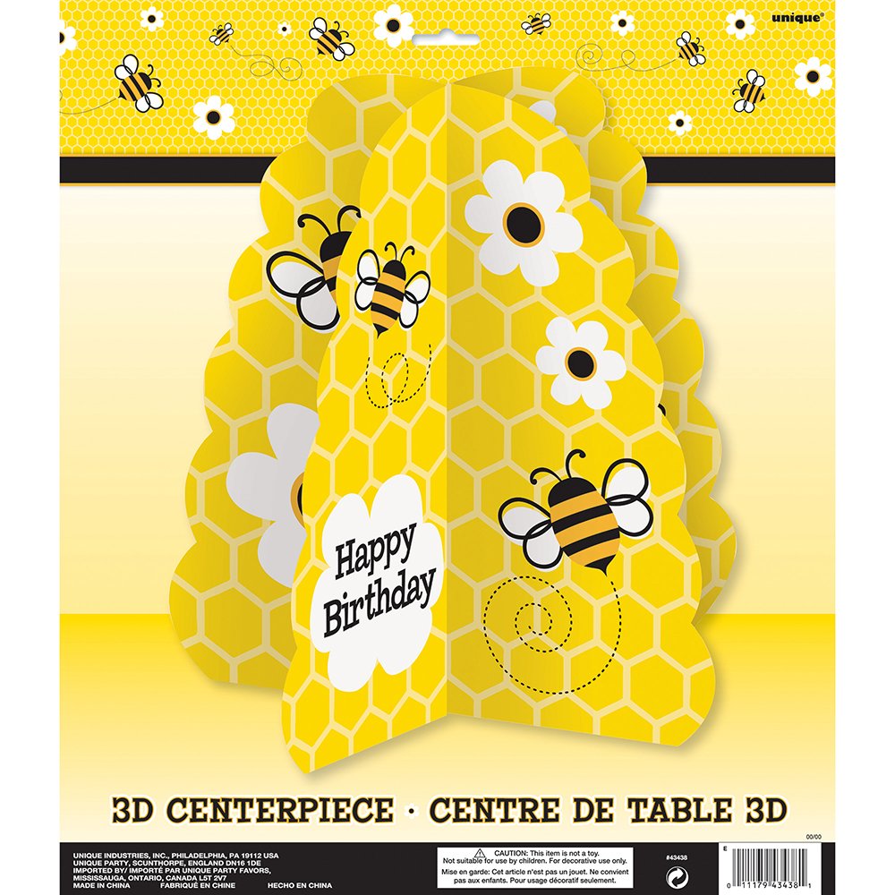 Bumble Bee Birthday Centerpiece Decoration