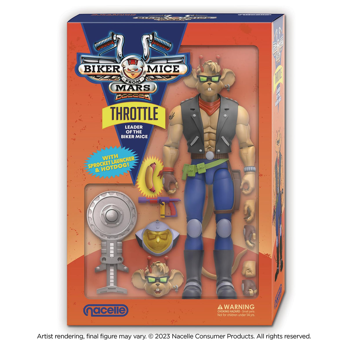 Biker Mice From Mars Throttle Figure