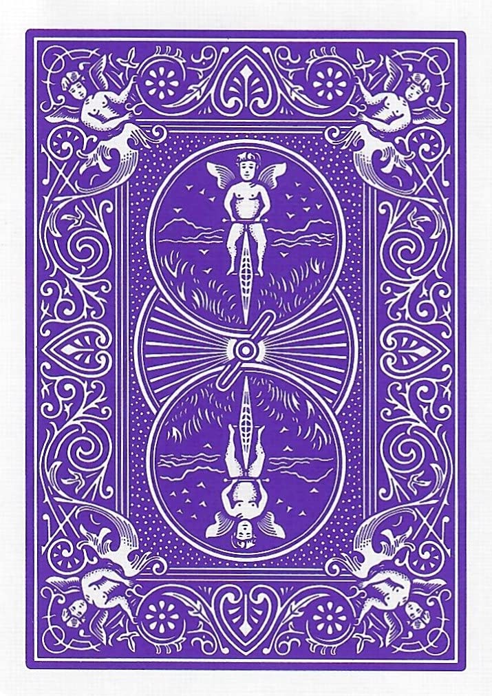 Bicycle Purple Rider Back Playing Card Deck Poker Size