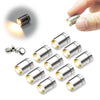 SUZEYAR 10 pcs Miniature Led Lights,Tiny Lights for Hand Craft/DIY,Miniature Lights Battery Powered, Dollhouse Light,Mini Lights for Toy Brick