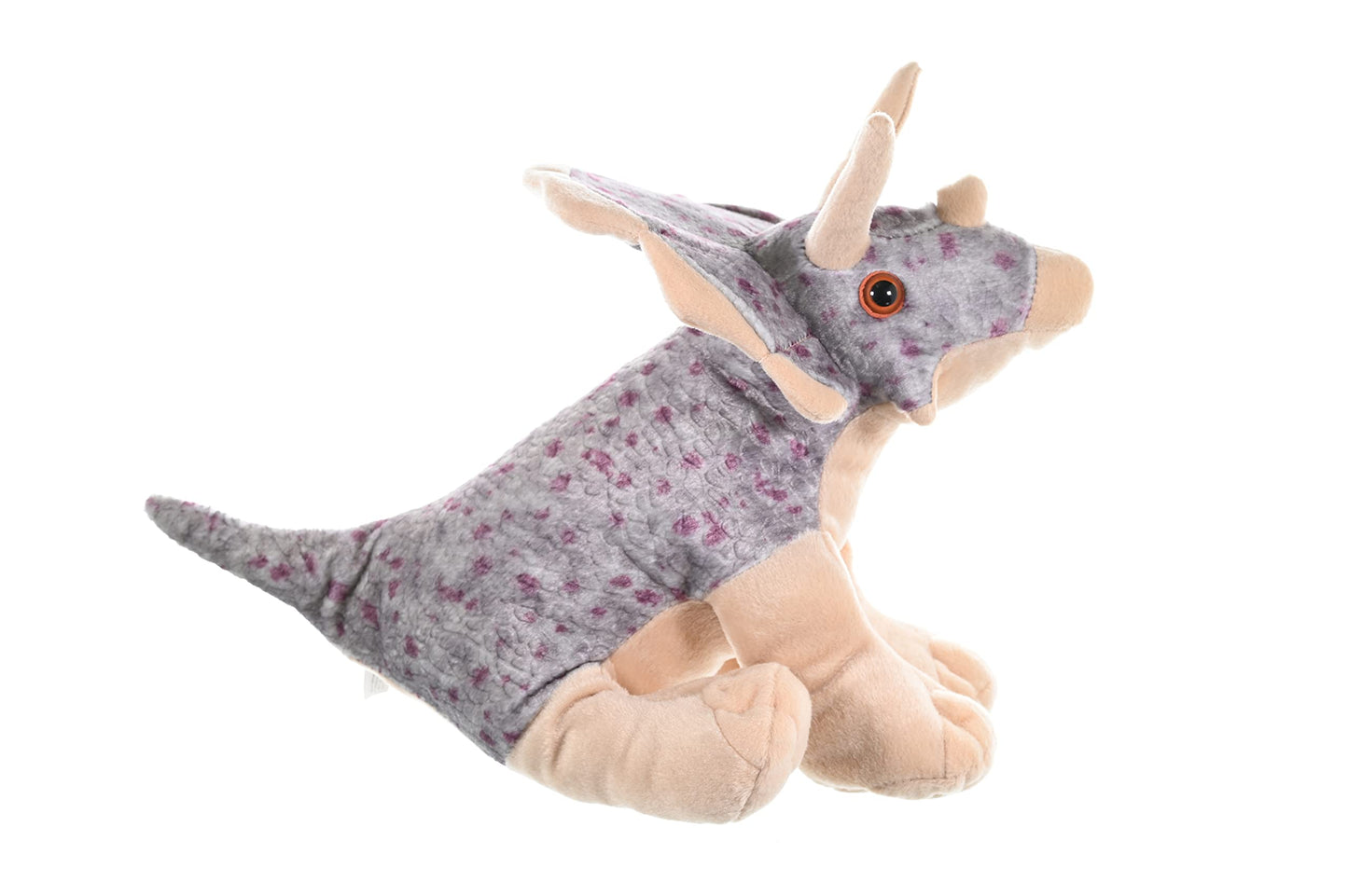 Wild Republic Triceratops Plush, Dinosaur Stuffed Animal, Plush Toy, Gifts For Kids, Cuddlekins 12", Multicolor, Model:10960