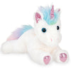 Bearington Rainbow Shimmers Unicorn Stuffed Animal - 10" Fluffy and Cuddly White Stuffed Unicorn Plush with Soft Plush Fur for Play and Cuddles
