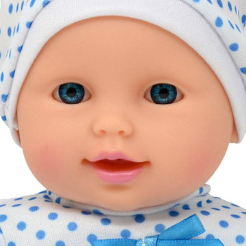 11 inch Soft Body Boy Baby Doll in Gift Box - Doll Pacifier Included -Toy Dolls for Boys and Toddlers