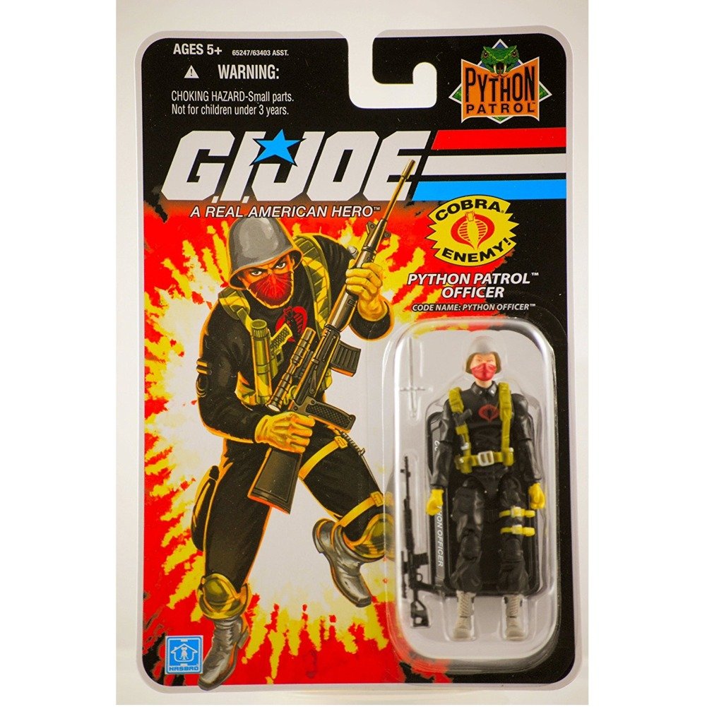 G.I. Joe - 2007 - Hasbro - 25th Anniversary - Cobra Enemy - Python Patrol Officer - Code Name: Pytho