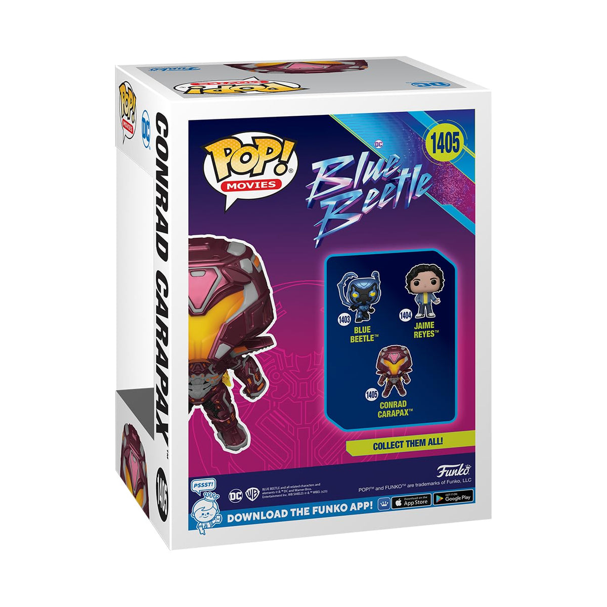 Funko POP! Movies: DC - Blue Beetle - Conrad Carapax - Collectable Vinyl Figure - Gift Idea - Official Merchandise - for Kids & Adults - Movies Fans
