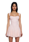 Dolls Kill Perfect Date Mini Dress by Sugar Thrillz, Pink, Large