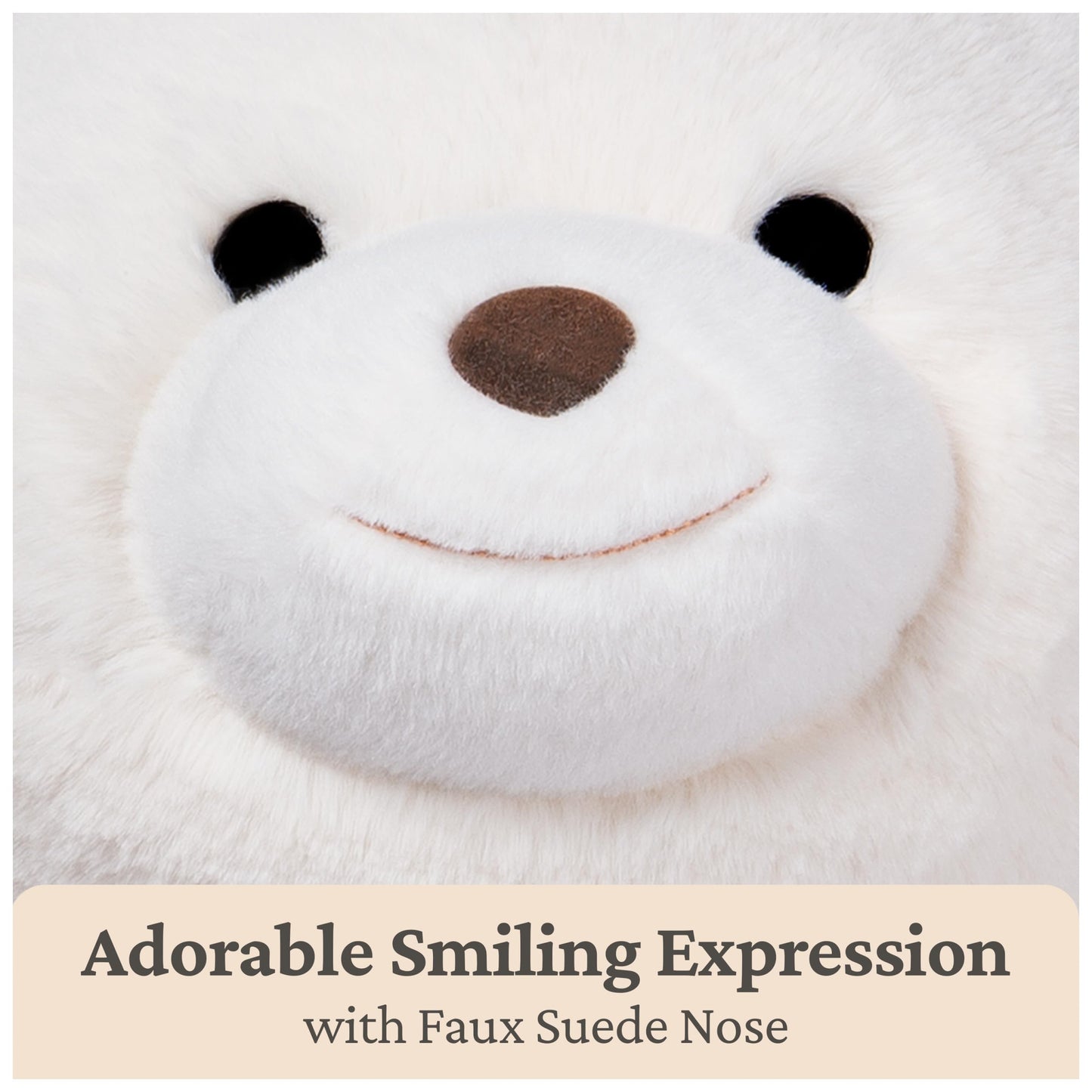 GUND Snuffles Teddy Bear Stuffed Animal Plush Polar Bear Extra Large, White, 18"