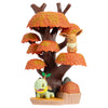 Jazwares Pokemon Autumn Forest Environment - 6-Inch Multi-Level Display Set with Two 2-inch Battle Figures