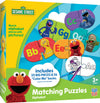 Sesame Street Alphabet Matching Puzzles - Educational Toy - Learn Letters & Case Recognition - Masterpieces